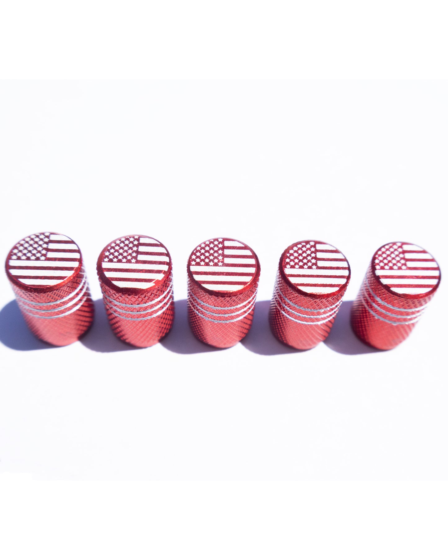 American Flag Valve Caps